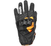GMS Curve Guanti da moto, nero/arancione, Taglia 2XL