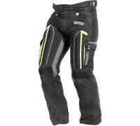 GMS Everest Pantaloni tessili moto, nero-giallo, taglia 3XL