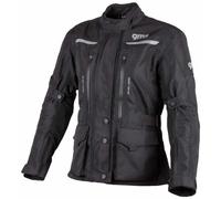 GMS Gear Giacca tessile moto da donna, nero, Taglia S