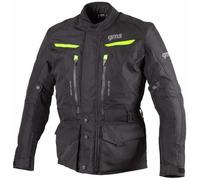 GMS Gear Giacca tessile moto, nero/neon, Taglia M