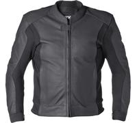 GMS GS-1 Giacca in pelle da moto, nero, Taglia 48