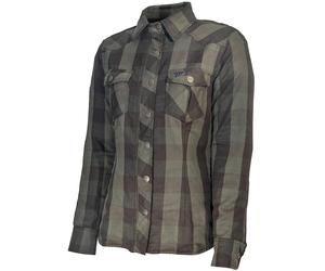 GMS Jaguar Camicia Moto Donna, nero-verde, taglia S per donne