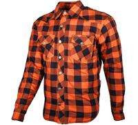 GMS Jaguar Camicia moto, nero-arancione, taglia 3XL