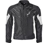 GMS Kasai impermeabile Moto Tessile Giacca, Bianco/nero, Taglia 4XL