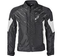 GMS-Moto Kasai, giacca tessile impermeabile 5XL male Nero/Bianco
