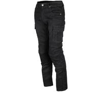 GMS Lizard Cargo Pantaloni tessili da moto, nero, taglia 32 per maschi