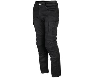 GMS Lizard Cargo Pantaloni tessili da moto, nero, taglia 46 per maschi