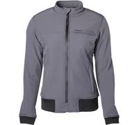 GMS Metropole impermeabile Giacca tessile moto da donna, grigio, Taglia M