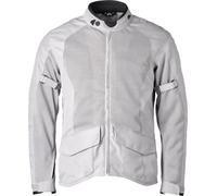 GMS-Moto FiftySix.7 Long, giacca in rete XXL male Bianco