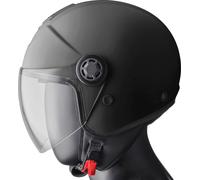 GMS-Moto Gelato Sesame, casco aperto XXL female Nero