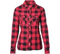 GMS Jaguar Camicia Moto Donna, nero-rosso, taglia L per donne