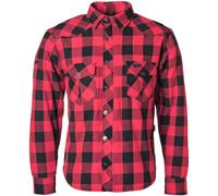 GMS-Moto Jaguar, camicia/giacca in tessuto 3XL male Nero/Rosso
