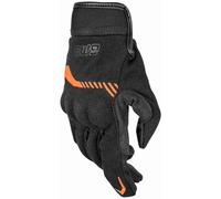 GMS Jet-City Guanti da moto, nero-arancione, taglia XL