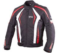GMS-Moto Pace, giacca in tessuto L male Nero/Rosso/Bianco