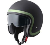 GMS-Moto Ride, casco aperto L female Opaco Nero/Verde