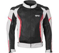 GMS-Moto Samu, giacca in tessuto 3XL male Beige/Nero/Rosso