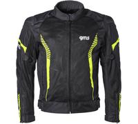GMS Samu Mesh Giacca tessile moto, nero-giallo, taglia 6XL
