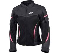 GMS-Moto Tara, giacca tessile donna S female Nero/Fucsia
