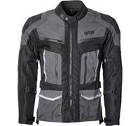 GMS-Moto Tigris, giacca tessile impermeabile 8XL male Nero/Grigio