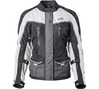 GMS-Moto Twister Neo, giacca tessile impermeabile donna 5XL female Nero/Grigio/Bianco