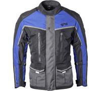 GMS-Moto Twister Neo, giacca tessile impermeabile L male Nero/Grigio/Blu
