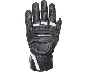 GMS Navigator Guanti da moto, Bianco/nero, Taglia 3XL