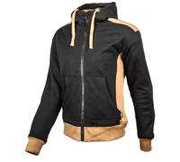 GMS Panda Felpa con cappuccio da donna, nero/marrone, Taglia 3XL