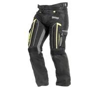 GMS Everest Pantaloni tessili moto, nero-giallo, taglia 3XL