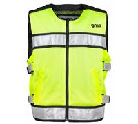 GMS-Moto Premium EVO, gilet di sicurezza S male Giallo Fluo/Nero