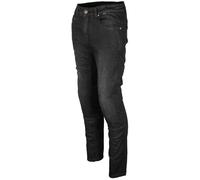 GMS Rattle Slim Jeans da moto, nero-grigio, taglia 34