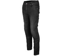 GMS Rattle Slim Jeans da moto, nero-grigio, taglia 34