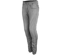 GMS Rattle Slim Jeans moto da donna, grigio, Taglia 38