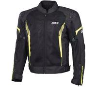 GMS Samu Mesh Giacca tessile moto, nero-giallo, taglia 6XL per maschi