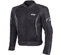 GMS Samu Mesh Giacca tessile moto, nero, taglia 4XL per maschi