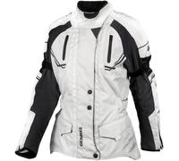 GMS Giacca tessile moto Taylor da donna nero-grigio Taglia 9XL
