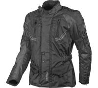GMS-Moto Taylor, giacca tessile impermeabile 12XL male Nero