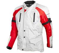 GMS-Moto Taylor, giacca tessile impermeabile 4XL male Beige/Rosso