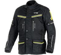 GMS Terra Eco Giacca tessile da moto, nero-giallo, taglia S per maschi