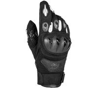 GMS Tiger Motorcycle Guanti da moto, nero-bianco, taglia M per maschi
