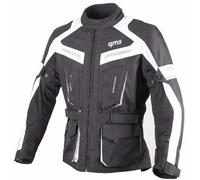 GMS Track Light Giacca tessile moto, nero-bianco, taglia 3XL per maschi