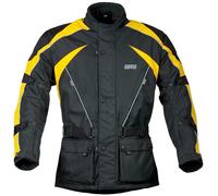 gms Twister Giacca tessile moto, nero-giallo, taglia 2XL per maschi