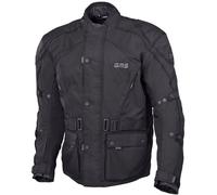 GMS Twister Giacca tessile moto, nero, Taglia XL