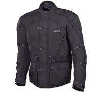 GMS Twister Giacca tessile moto, nero, Taglia XXL