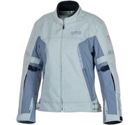 GMS Vega impermeabile Giacca tessile moto da donna, grigio, taglia L per donne