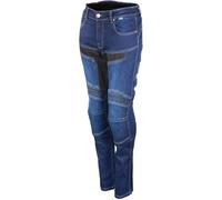 GMS Viper Jeans moto da donna, blu scuro, Taglia 32