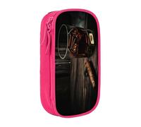 GMSGHJHDR Astuccio grande capiente con stampa 3D di sigari e whisky, organizer per cancelleria scolastica con scomparti con cerniera, astuccio per matite per ragazze, ragazzi, studenti, università e