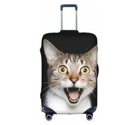 GMSGHJHDR Coperture elastiche per bagagli per valigie carino gatto copertura valigia copertura durevole trolley protezione, viaggio bagagli copertura valigia Protector adatto per bagagli 45-81 pollici