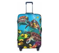 GMSGHJHDR Coperture elastiche per bagagli per valigie carino piccolo gatto, protezione per trolley resistente, copertura per bagagli da viaggio per bagagli da 45-81 cm, 3D, S, Organizer per borse