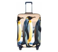 GMSGHJHDR Coperture elastiche per bagagli per valigie carino pinguino copertura della valigia della copertura della cassa del carrello della durevolezza della protezione della valigia della copertura