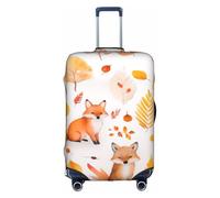 GMSGHJHDR Coperture elastiche per bagagli per valigie Cute Fox Copertura della valigia della copertura della cassa del carrello della durevolezza della protezione della valigia della copertura dei